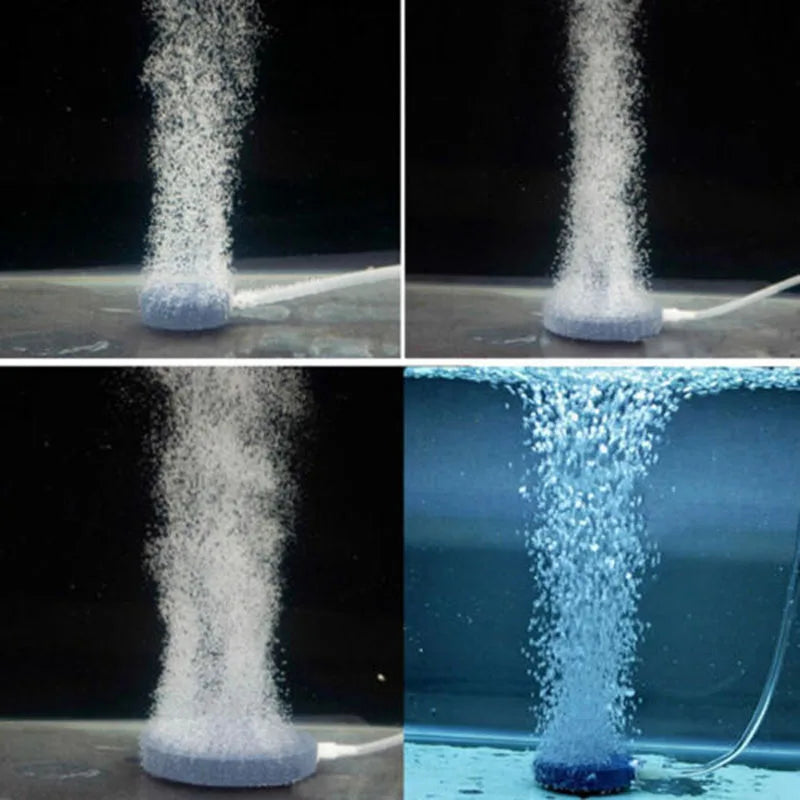 40/50/60/70/80/10/12/15mm Aquarium Fish Tank Air Stone Oxygen Aerator Increasing Air Bubble Pond Pump Hydroponic Oxygen acuarios
