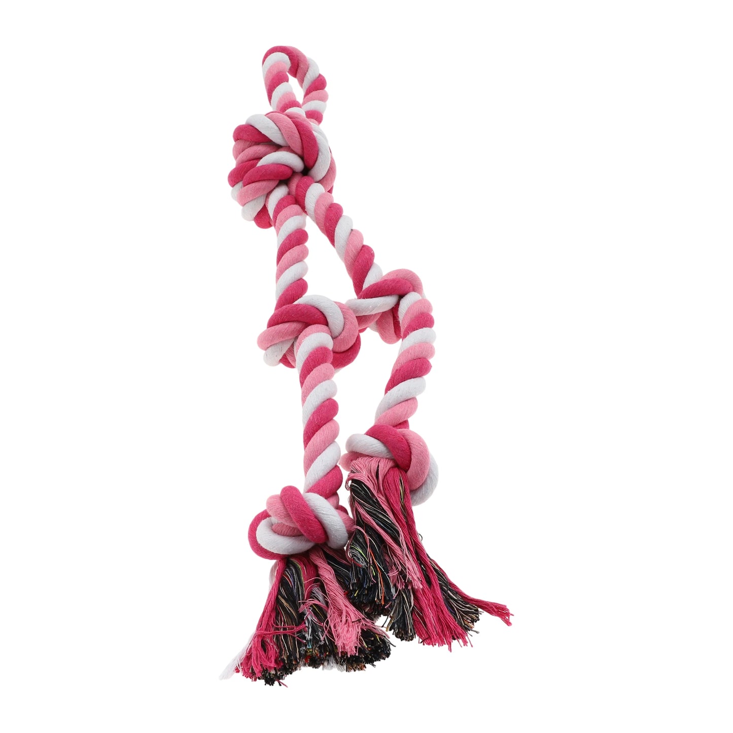 UXCELL Dog Chew Toys Knots Shape Braided Cotton Teeth Cleaning Rope Casual Puppy Bite-resistant Chewing Rope Pet Products