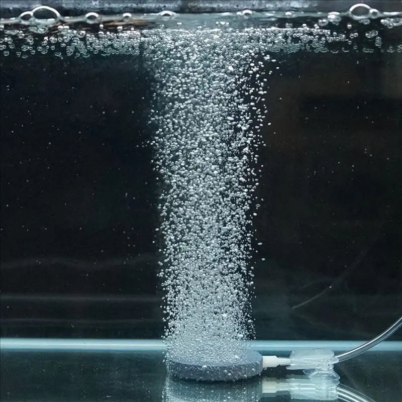 UXCELL Aquarium Air Stone Oxygen Aerator Increasing Fish Tank Air Curtain Bubble Pond Pump Hydroponic Oxygen Tools Accessories