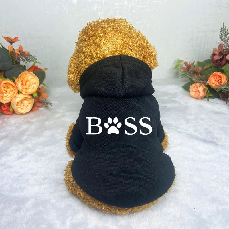 Cross Border Popular Fashionable Dog Clothes Sweater Hoodie BSS Chihuahua Teddy Bulldog Small and Medium-Sized Pet Clothing