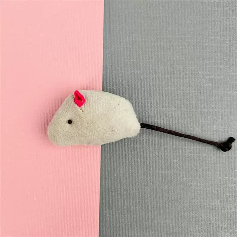 Pet Toy Mice Cats Catnip Toys Interactive Fun Plush Mouse Cat Toy For Kitten Colorful Cute Plush False Mouse Pet Cat Accessories