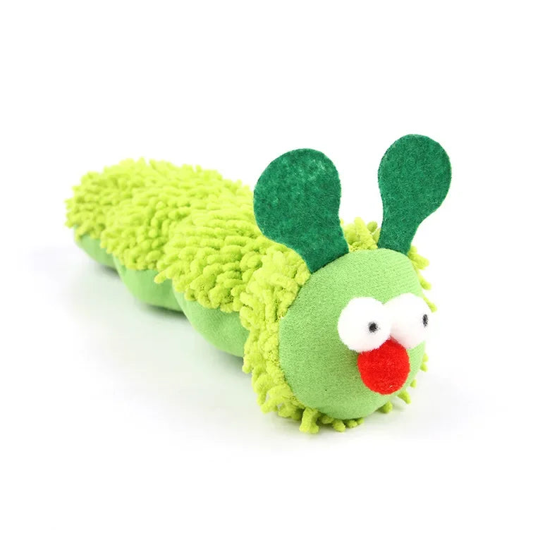 Cat Chew Toys Caterpillar Catnip Molar Toy Silvervine Cat Teaser Interaction Toy Clean Mouth Kitten Toy Pet Supplies Accessories