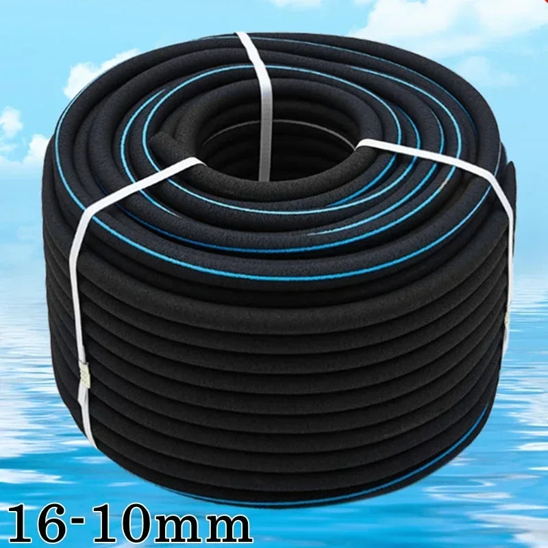 5m Aquarium Aeration Tube Oxygen Pump Hose Nanometer Pipe Aquaculture Fish Lake Fish Pond Increase Oxygen Diffuser Pipe acuario
