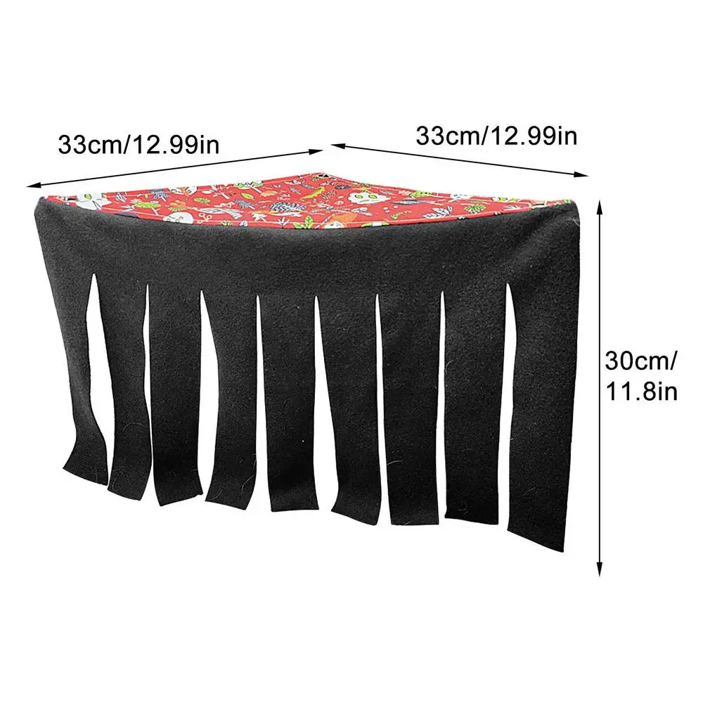 Guinea Pig Hideout Fleece Guinea Pig Hideout Small Animal Corner Fleece Hideaway Fleece Forest Curtain Hideout For Guinea Pigs