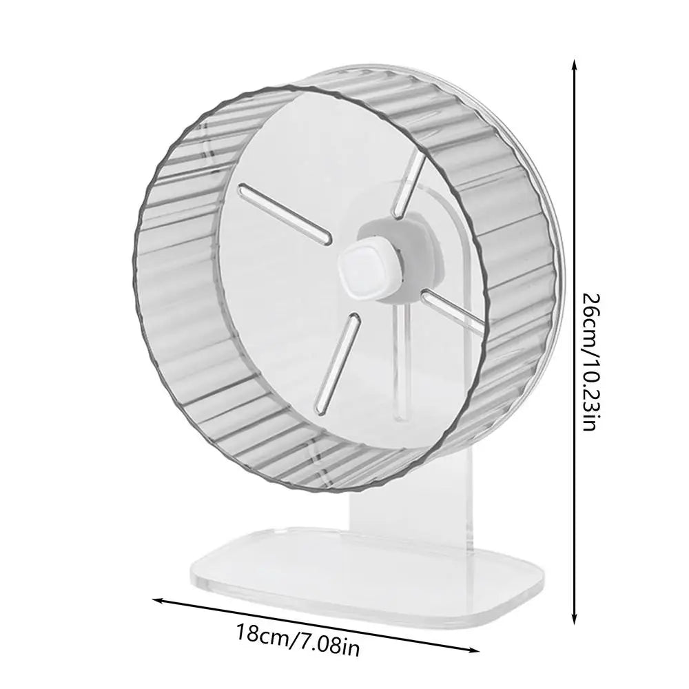Silent Hamster Wheel Quiet Spinner Small Animals Exercise Wheels Super Quiet Hedgehog Acrylic Silent Spin With Height Adjustable