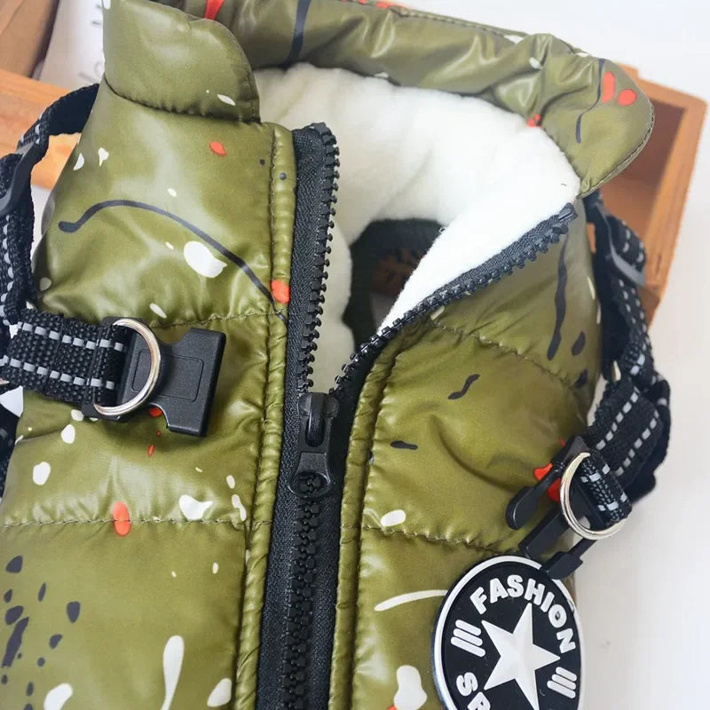 2023 Hot Winter Pet Dog Jacket Coat Thickening Warm Puppy Dog Clothes With Hood For Chihuahua Poodle Bichon