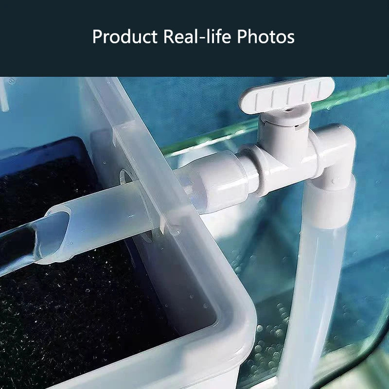 Aquarium Fish Tank Water Pump Regulating Valve Filter Pump Regulator Water Flow Control Right Angled Elbow Aquarium Accessories