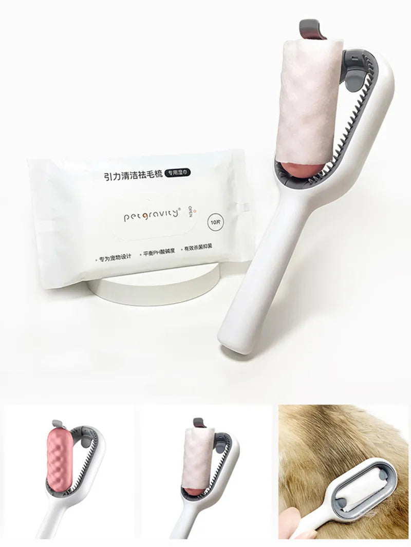Double-Sided Fur Removal Brush
