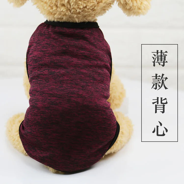 2023 Hot Cute spring summer Dog Clothes Printed Camouflage Mesh Dog Vest For Small Medium Dogs Coat Jacket Puppy Costume Vest