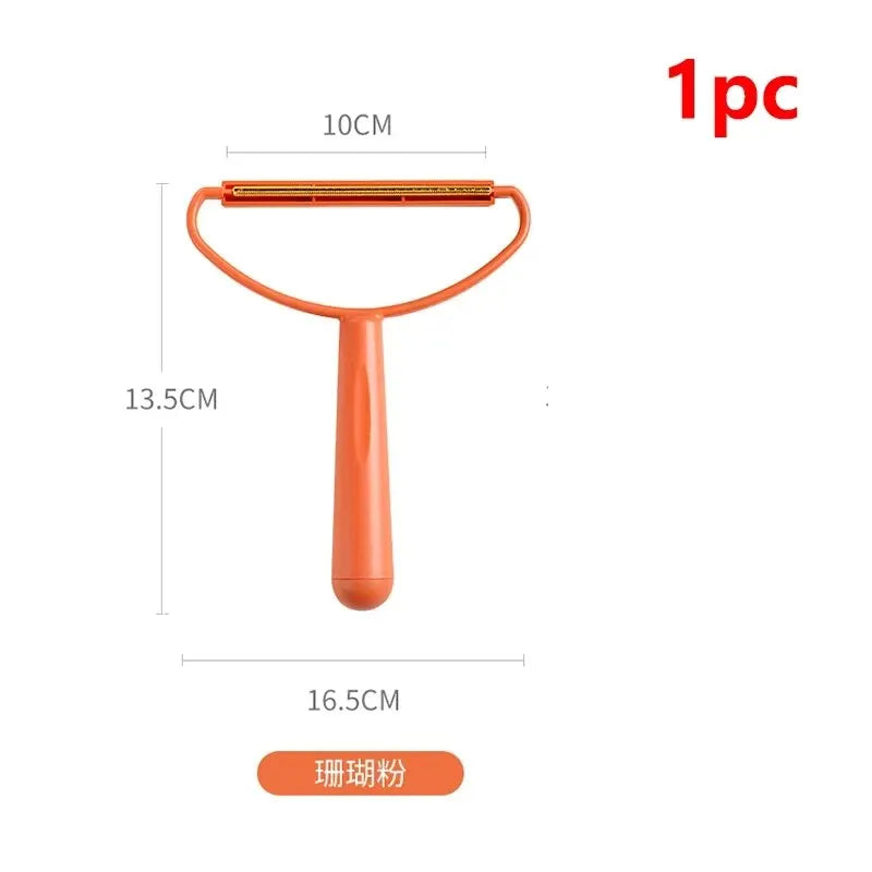 1pc Portable Lint Remover Carpet Wool Coat Clothes Manual Shaver Removal Scraper Cleaning Tool Pet Hair Remover Brush