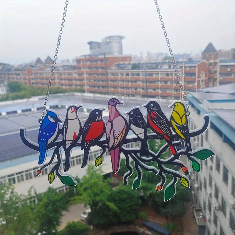 1pc Home Decoration Pendants, Bird Pendants, Decorative Bird Flock Series Ornaments