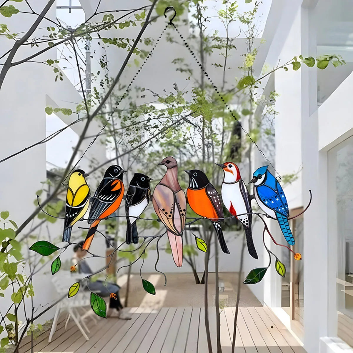 1pc Home Decoration Pendants, Bird Pendants, Decorative Bird Flock Series Ornaments