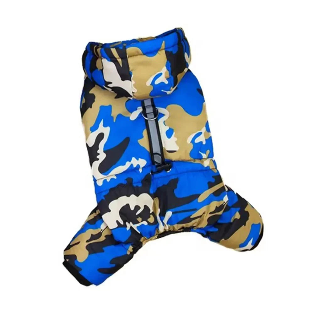 Waterproof Dog Coat Winter Warm Jacket for Small Dogs Reflective Cat Clothes Puppy Chihuahua Jumpsuit French Bulldog Pet Outfits