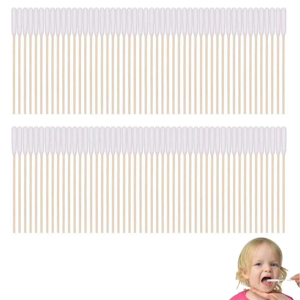100pcs Pet Dog Ear Cleaner Cotton Buds Dog Ear Cleaner Cotton Swab Sticks Swab Sticks For Cat Pets Cleaning Supplies