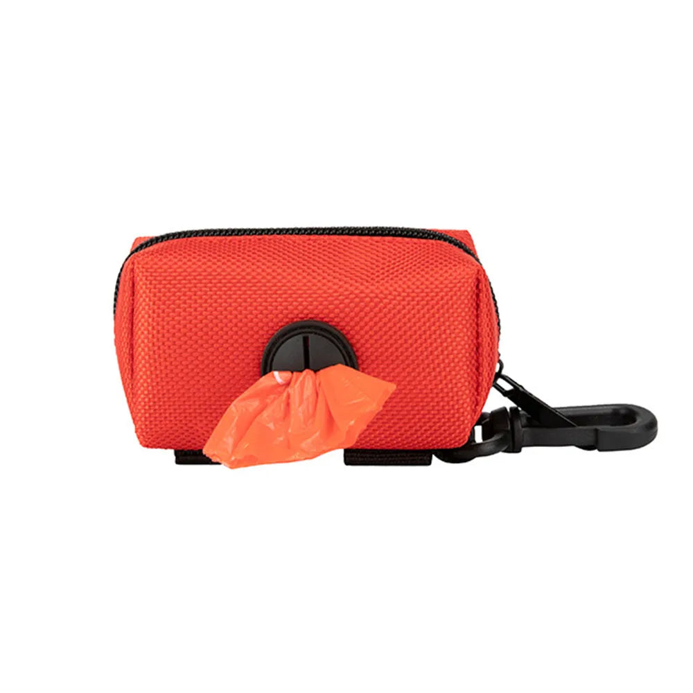 Pet Dog Poop Bag Dispenser Dog Waste Poop Bag Holder Leash Attachment Adjustable Travel Garbage Bag Dispenser Pet Cleaning Tools