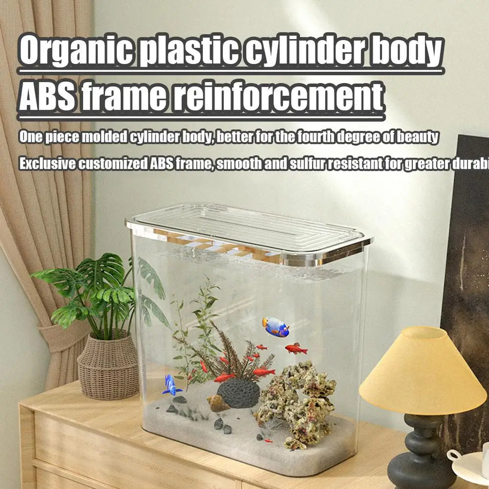 Small Aquarium Small Betta Aquarium Desktop Fish Tank Landscape Turtl Tank Fish Aquarium Tank Decorative Betta Tank For Home