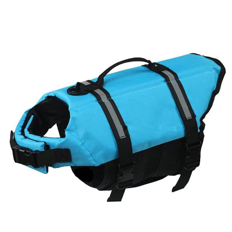 Large Medium Pet Dog Life Jacket Oxford Floating Husky Summer Pet Supplies Quick Drying Seaside Safety Exercise Dog Swimsuits