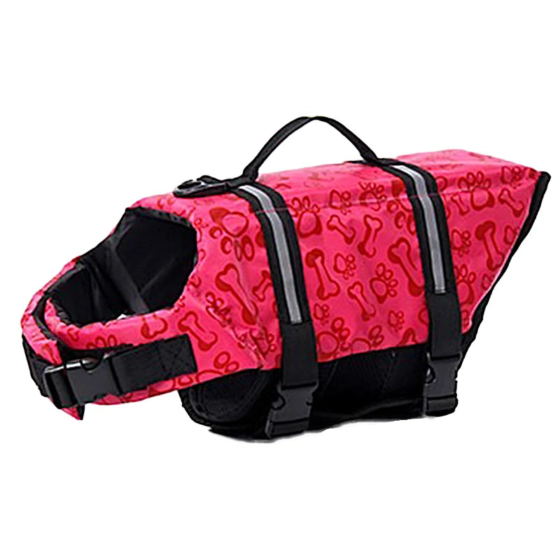 Large Medium Pet Dog Life Jacket Oxford Floating Husky Summer Pet Supplies Quick Drying Seaside Safety Exercise Dog Swimsuits