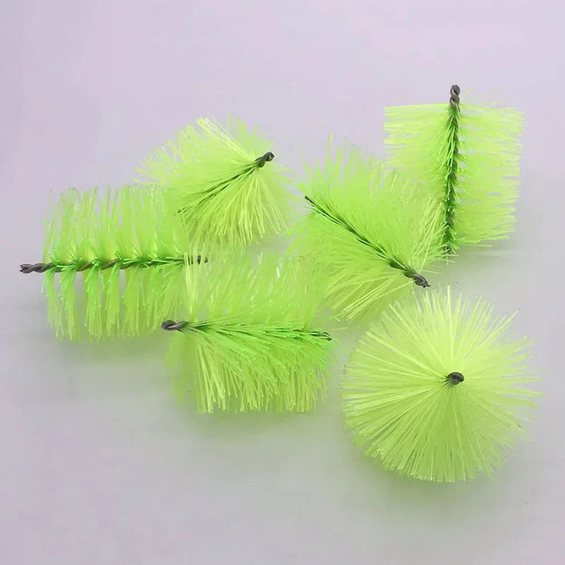 6pcs Aquarium Filter Brush Nylon Skimmer Brush Replacement Filtration System Aquarium Fish Tank Cleaner Tools Noise Reduce New