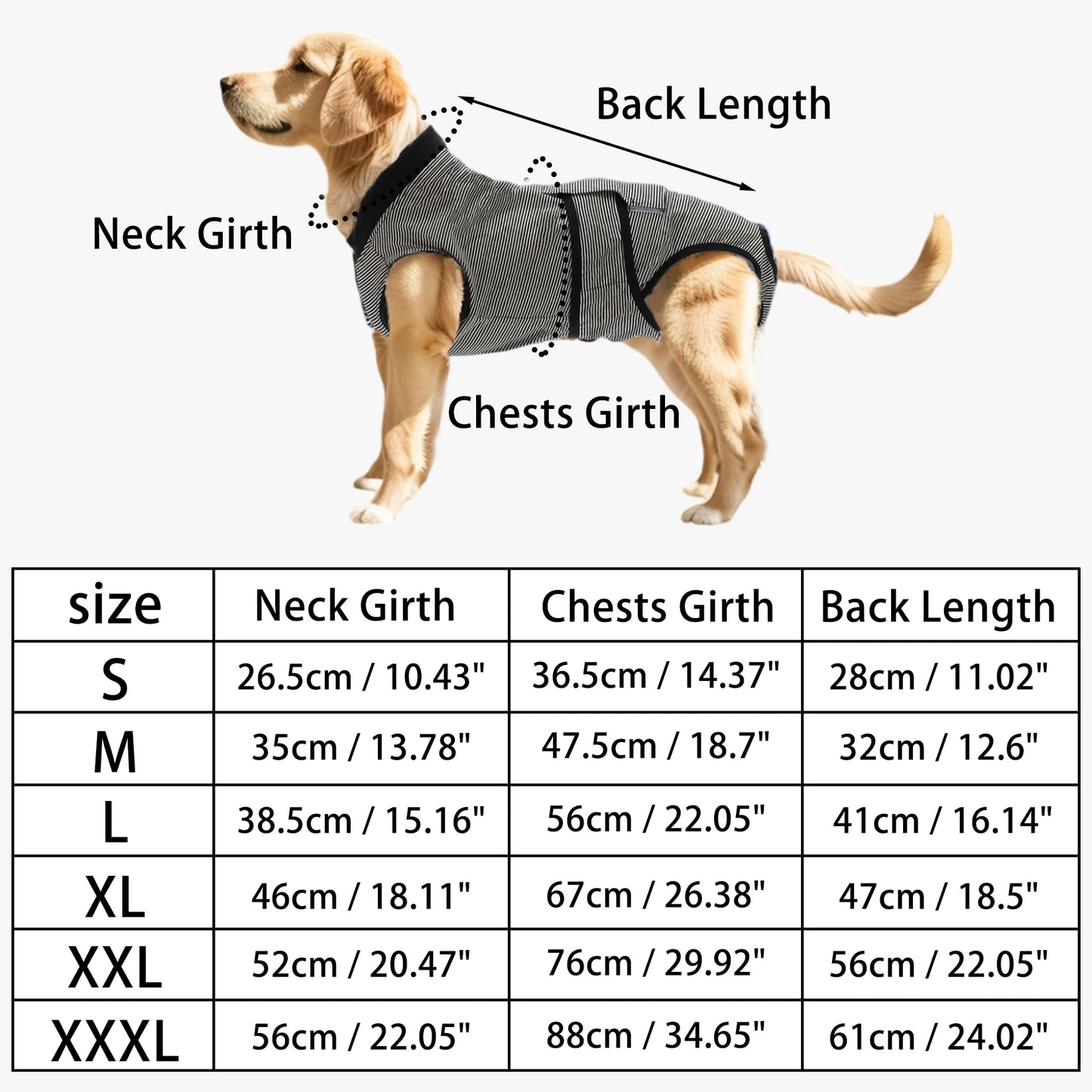 UXCELL Pet Recovery Suit Wound Protective Clothes for Dogs Cats After Weaning Pet Recovery Striped Shirt Surgical Clothing