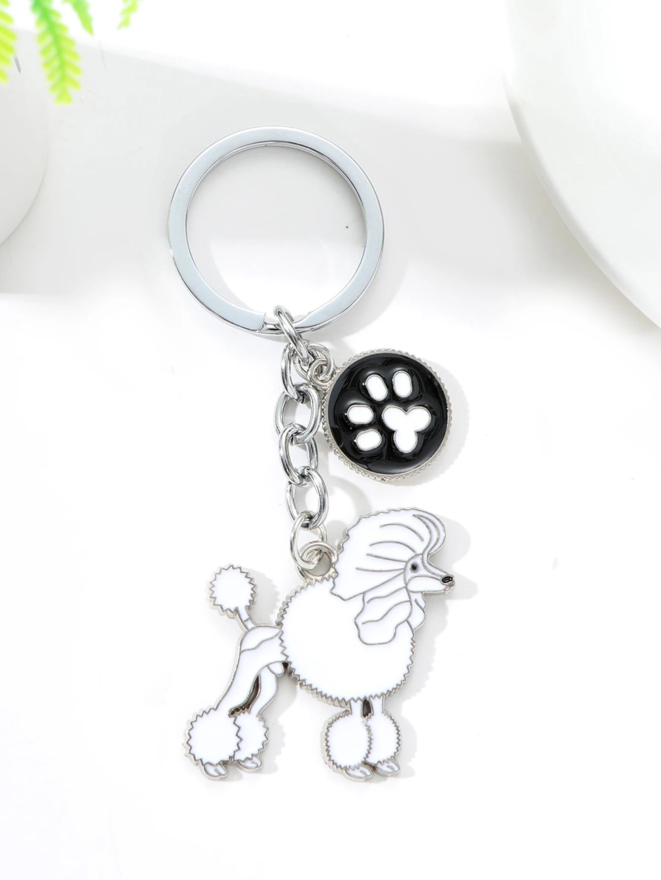 I LOVE Alaska Husky Dog Keychain Cute dachshund animal Cartoon dog Keychain dog Gift For woman Man Jewelry