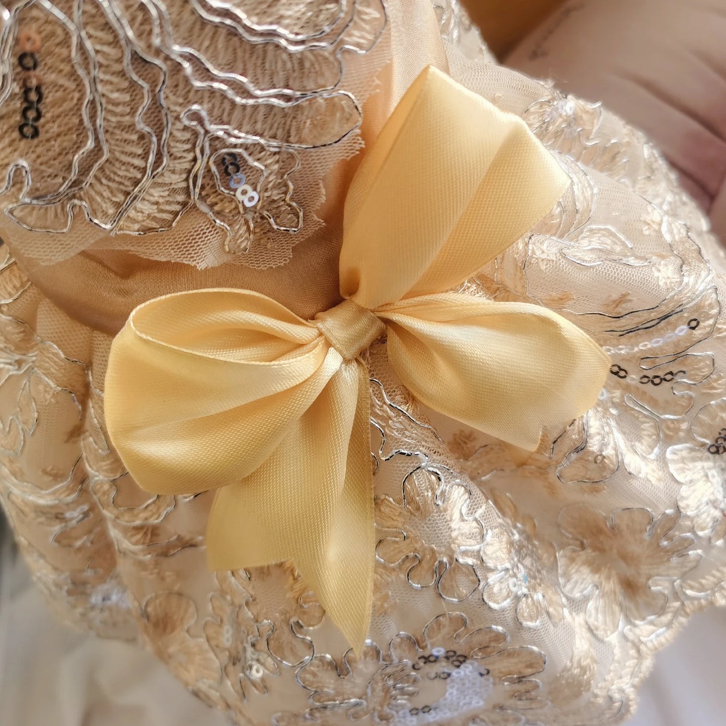 Floral Embroidered Lace Dog Dress for Small Dogs Luxury Design Dog Clothes Summer Bowknot Princess Dress Pet Apparel