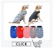 Super Warm Thick Dog Clothes Waterproof Dog Coat Jacket For Medium Large Dogs Greyhound Wolfhound Shepherd Clothing
