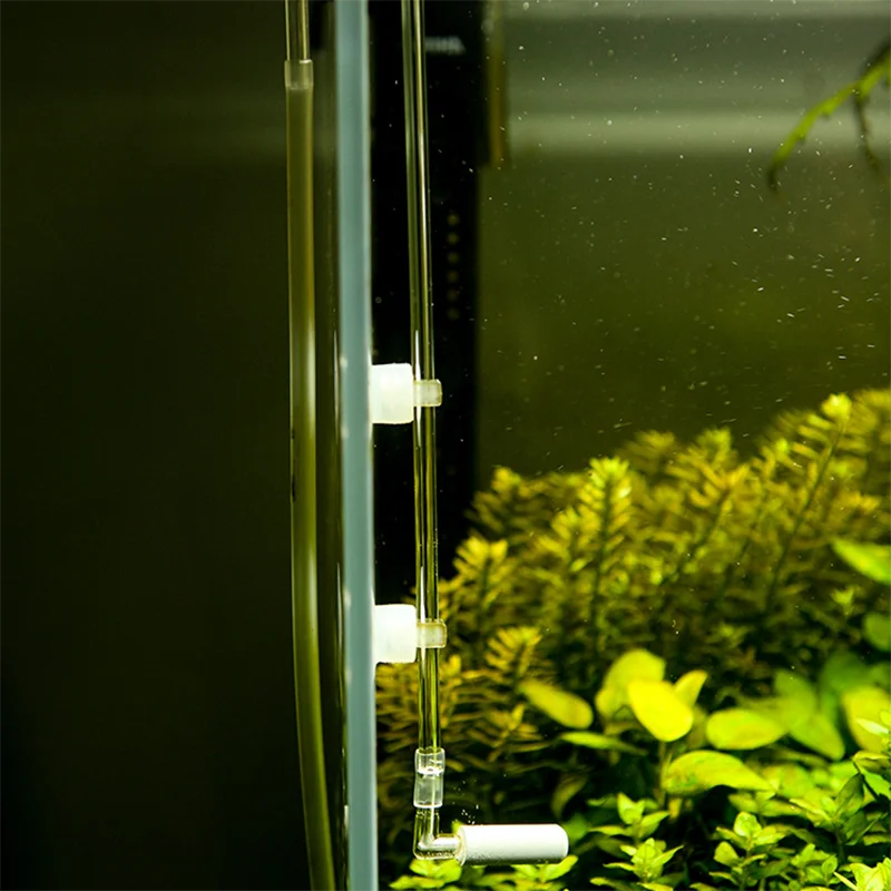 1Pc CO2 Diffuser Acrylic Tank Regulator CO2 Atomizer with Nano Diffuser Suction Cups Acrylic Aquarium Fish Tank Aquatic supplies