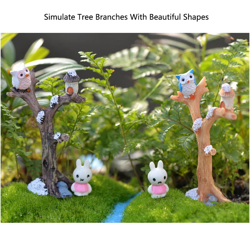 New Resin Simulated Tree Trunk Aquarium Ornaments Decorations Artificial Tree Fork for fish Tank Resin Ornament Fish Tank Decora