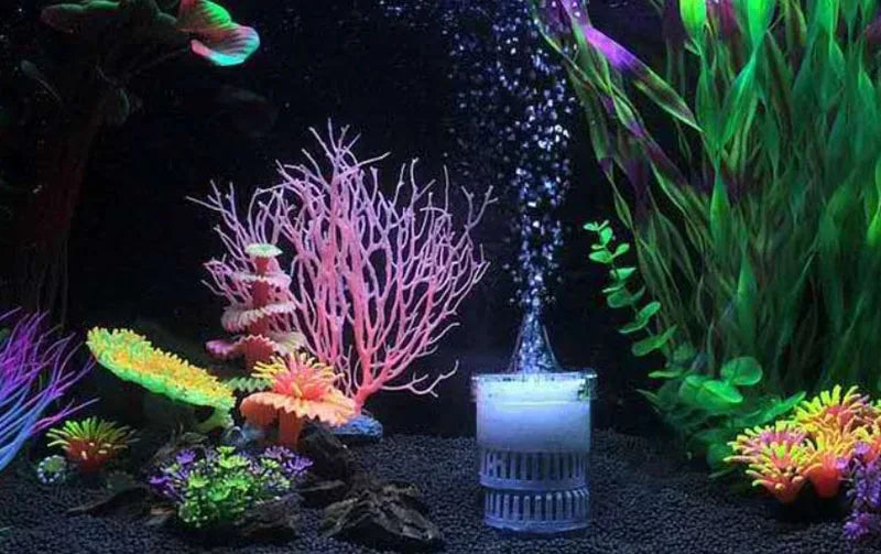 Double Aquarium Filter Fish Tank Shrimp Pond Air Pump Biochemical Sponge Filter Bio Sponge Filters Aquarium Filtration Material