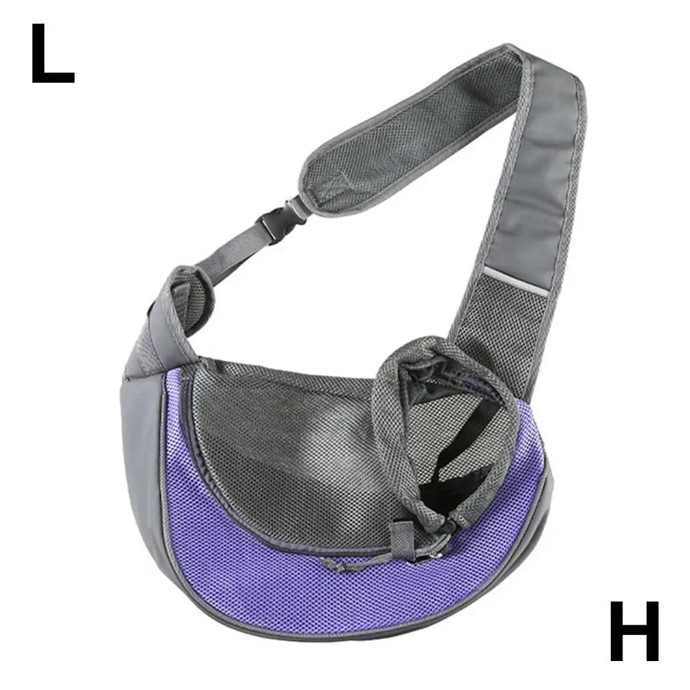 Large Space Pet Travel Shoulder Bag, Widened And Thickened Shoulder Strap Design Does Not Squeeze Breathable Mesh Pet Backpack