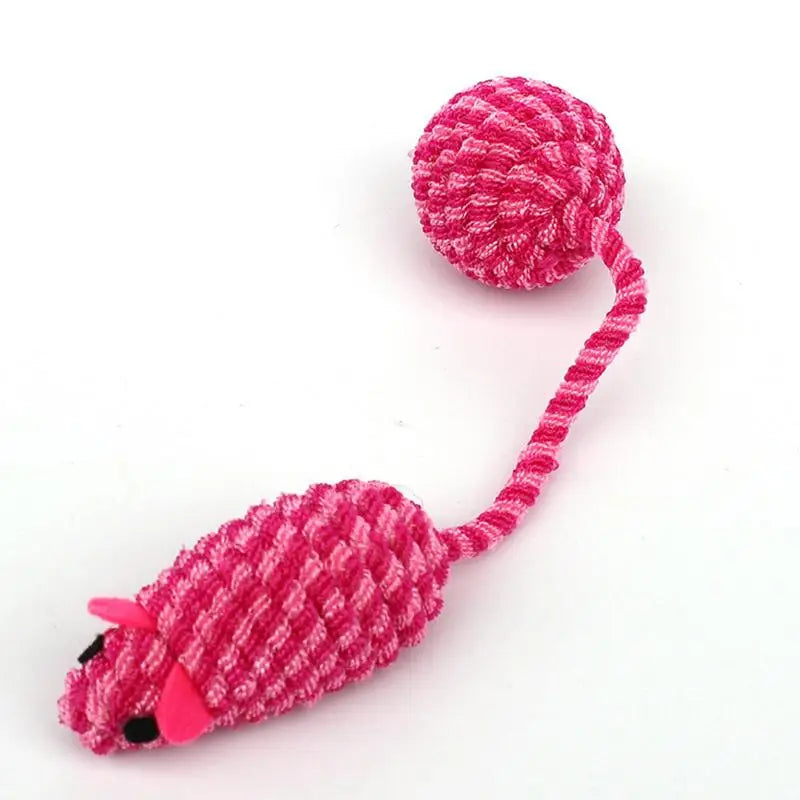 Squeaky Mouse For Cats Interactive Cat Toys For Indoor Cats Funny Teeth Cleaning Chew Toys For Small Dogs Cats Puppies Random