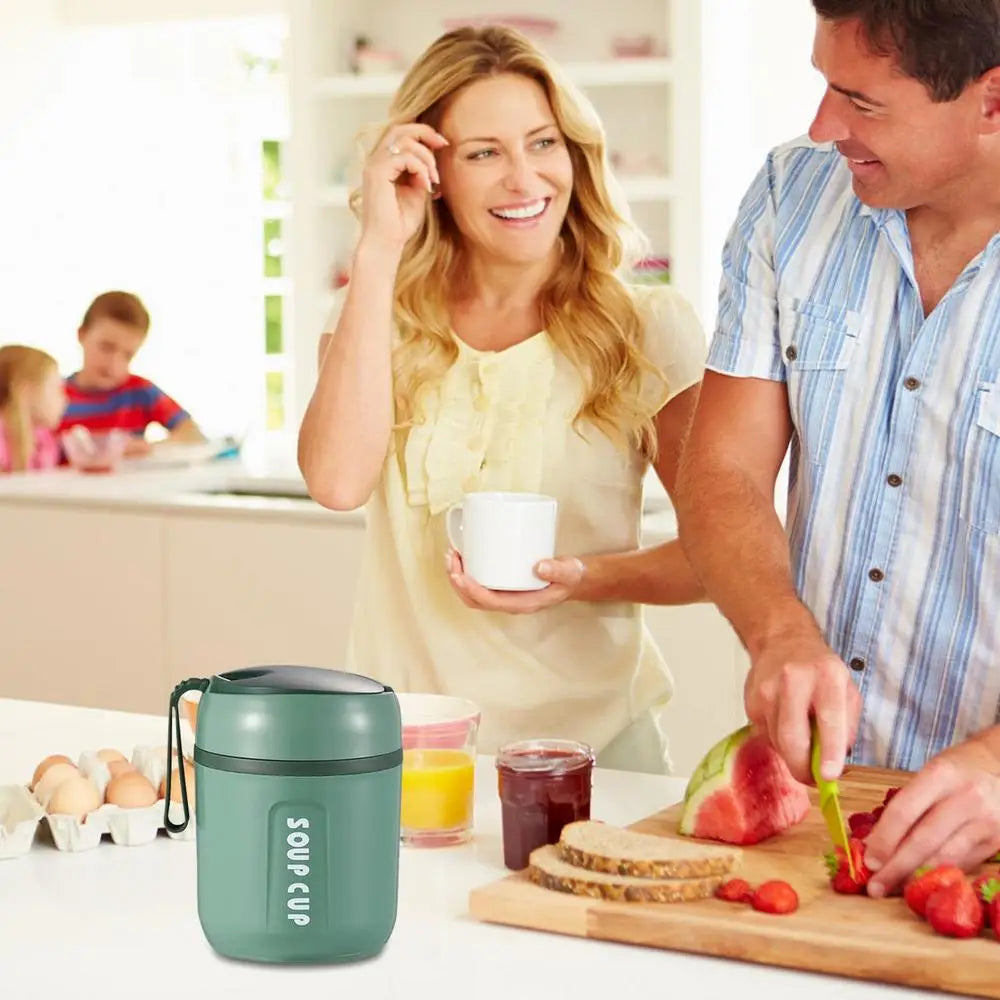 Thermal Containers For Hot Food Stainless Steel Insulated Food Container Reusable Lunch Box Container Large Insulated Snack