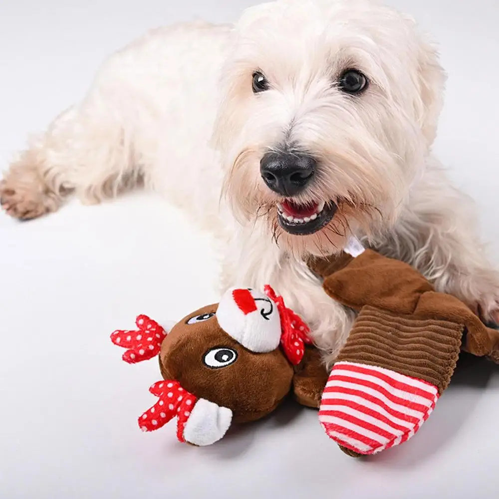 Stuffless Squeaky Dog Toys Interactive Plush Puppy Chew Toys With Squeakers Crinkle Interactive Toy No Stuffing With Squeakers