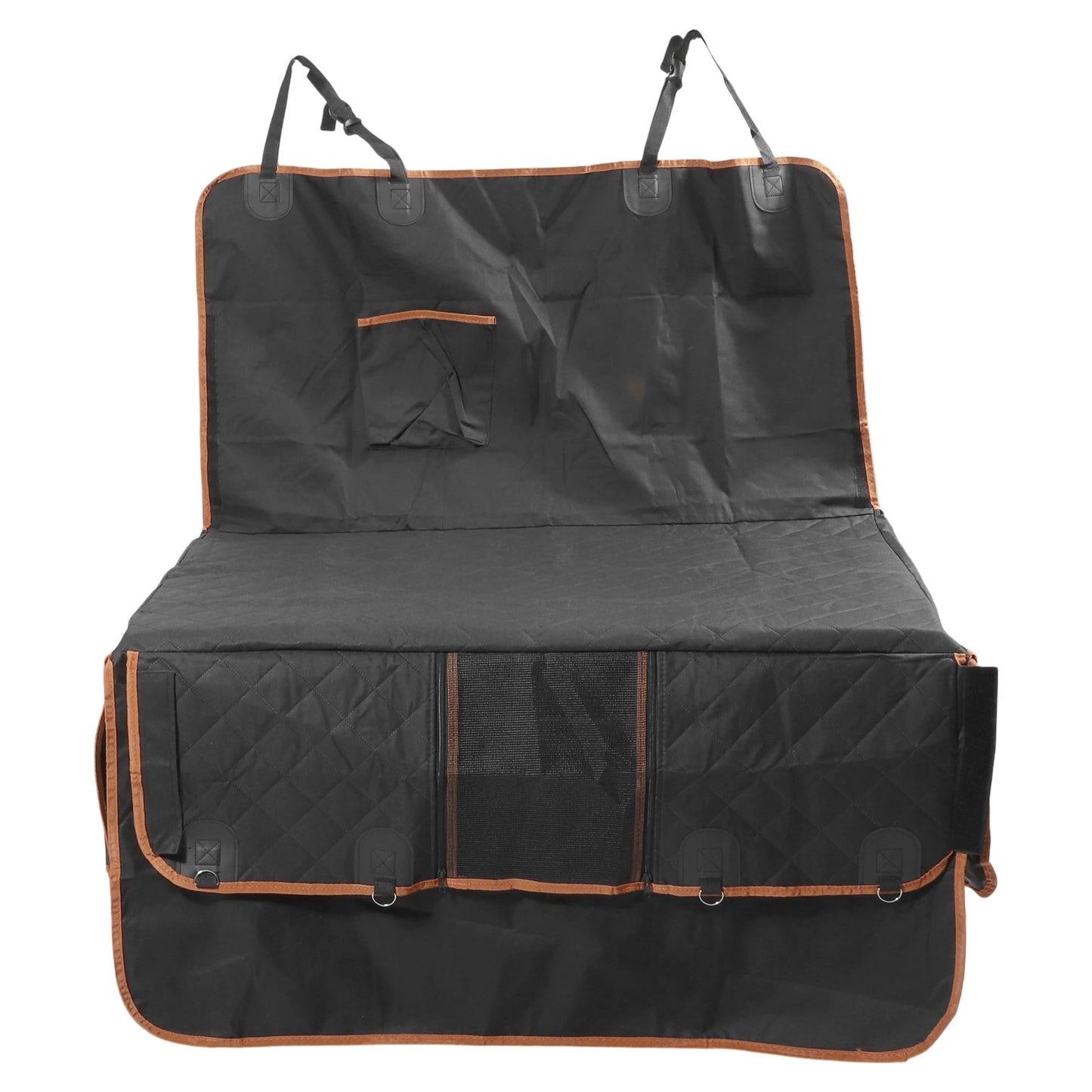 UXCELL Dog Car Back Seat Cover Casual Solid Dog Mats Cover Waterproof Dog Hammock for Car SUV Trunk Mat with Side Flaps