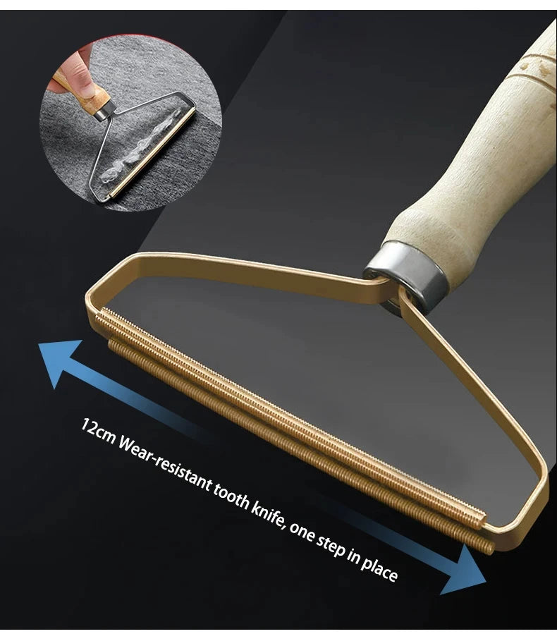 1pc Portable Lint Remover Carpet Wool Coat Clothes Manual Shaver Removal Scraper Cleaning Tool Pet Hair Remover Brush
