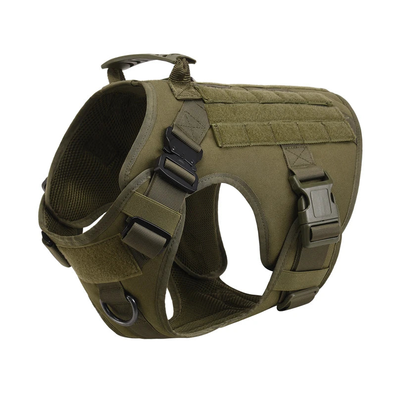 K9 Tactical Military Vest Pet German Shepherd Golden Retriever Tactical Training Dog Harness and Leash Set For All Breeds Dogs