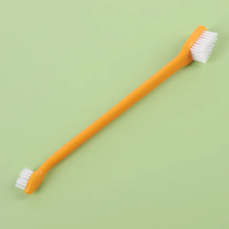 4PCS Dog Toothbrush Double-headed Cat Tooth Multi-angle Cleaning Tool Massage Care Tooth Finger Brush for Dog Cat Pet Supplies