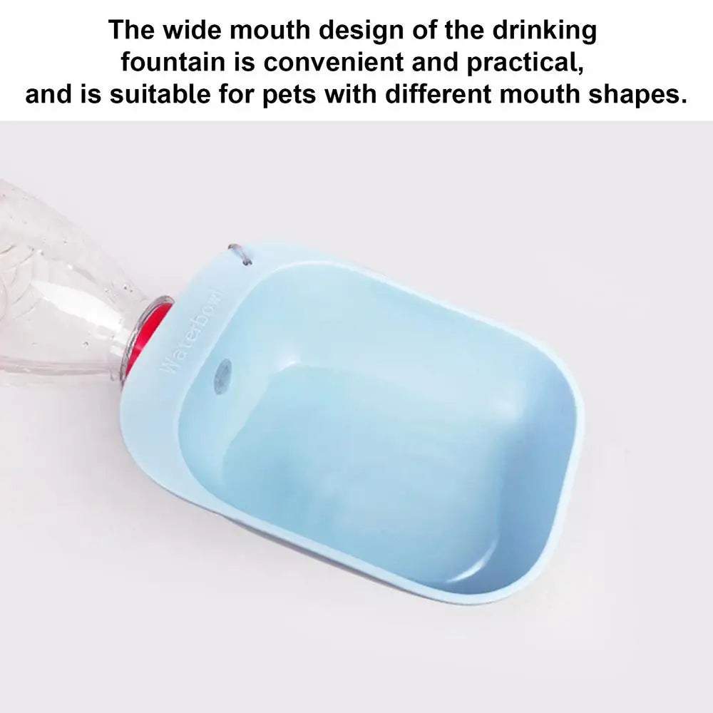 200ml Outdoor Water Bowl Dog Travel Water Bowl for Outdoor Dogs Hangable Outside Dog Waterer Reusable Dog Water Bottle Dispenser