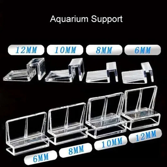 6/8/10/12mm High Quality Aquarium Fish Tank Acrylic Holder Support Stand Fish Tanks Aquariums Filter Lamp Stand Accessories