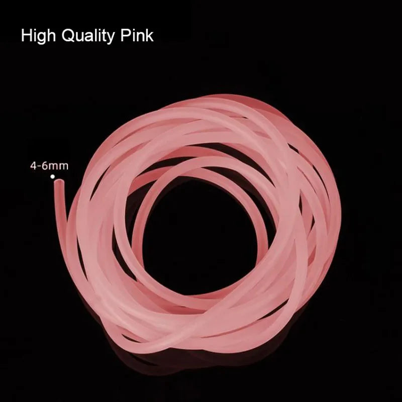 1m/3m/5m/10m/20m Aquarium Oxygen Pump Hose Air Bubble Stone Aquarium Fish Tank Pond Pump Tube 4*6mm Food Grade Material Tubes