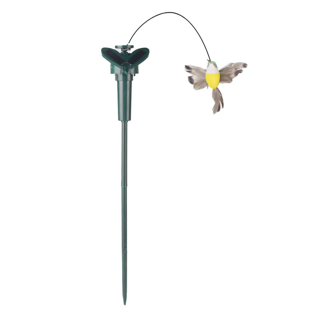 1PCS Realistic Solar Butterfly Bird Outdoor Yard Decor Waterproof Garden Ornaments Simulate Butterfly Circling Handicraft