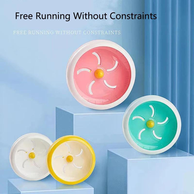 Smooth Hamster Wheel Silent Small Pet Exercise Wheel Plastic Running Toy for Hamster Cage Small Pet Sports Wheel Pet Accessories