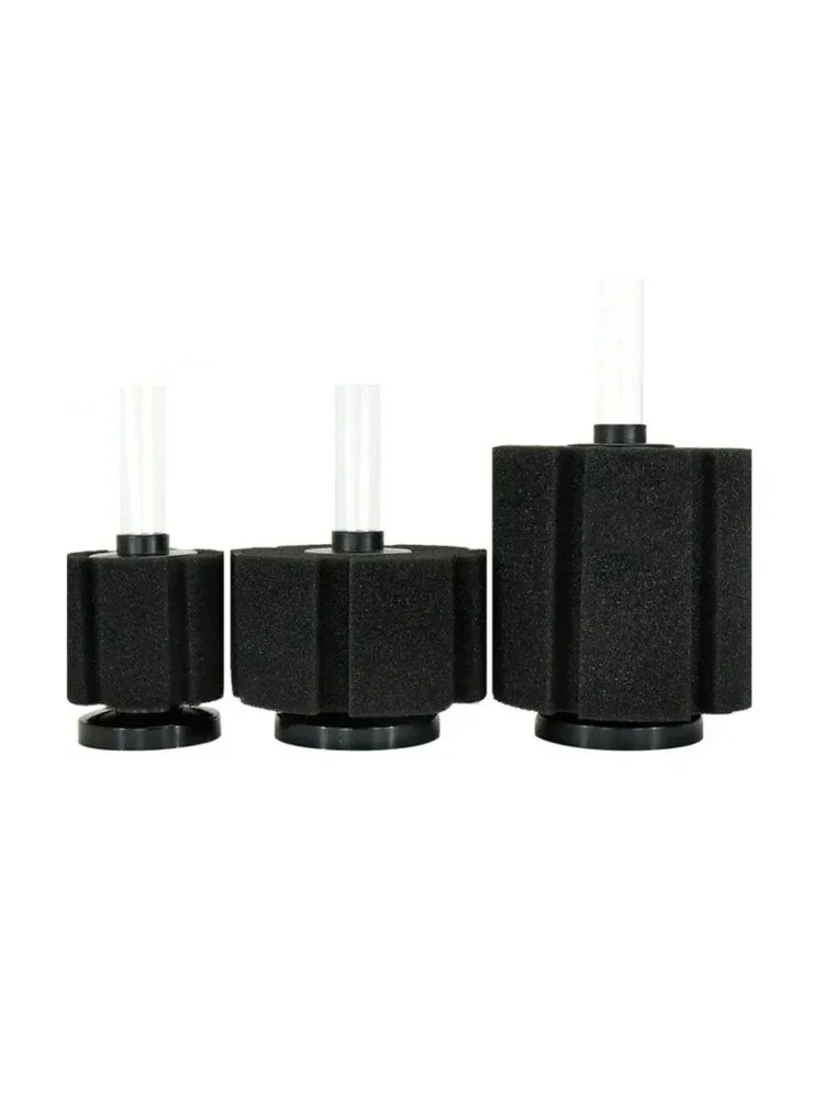 Black Aquarium Spong Filter for Fish Tank Air Pump Skimmer Biochemical Sponge Filter Aquarium Bio Filters Filtro Aquario Supply