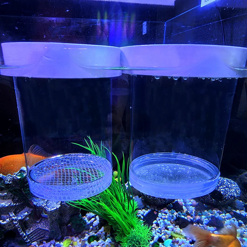 Plastic Floating Fish Breeding Isolation Box Aquarium Breeder Feeder Fish Tank Hatching Incubator Aquarium Hatchery Accessories