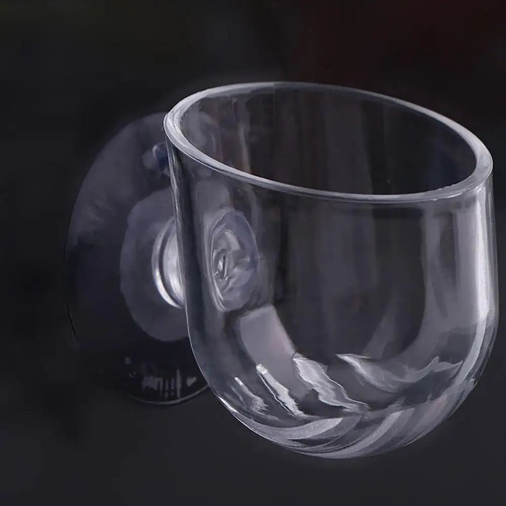 Aquarium Decoration Plant Cup Pot Acrylic Aquatic Plant Cup With Suction Holder Planting Cylinder Cup Water Plant Accessories