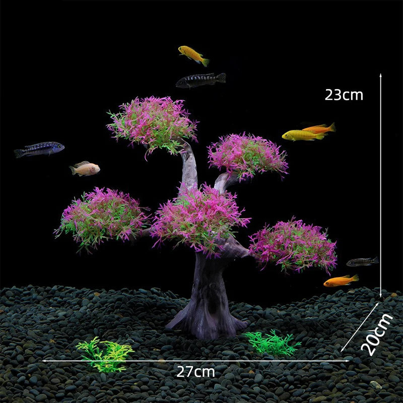 Artificial Underwater Grass Aquarium Fish Tank Simulation Decoration Aquarium Backgrounds Plants Water Grass Accessories Home