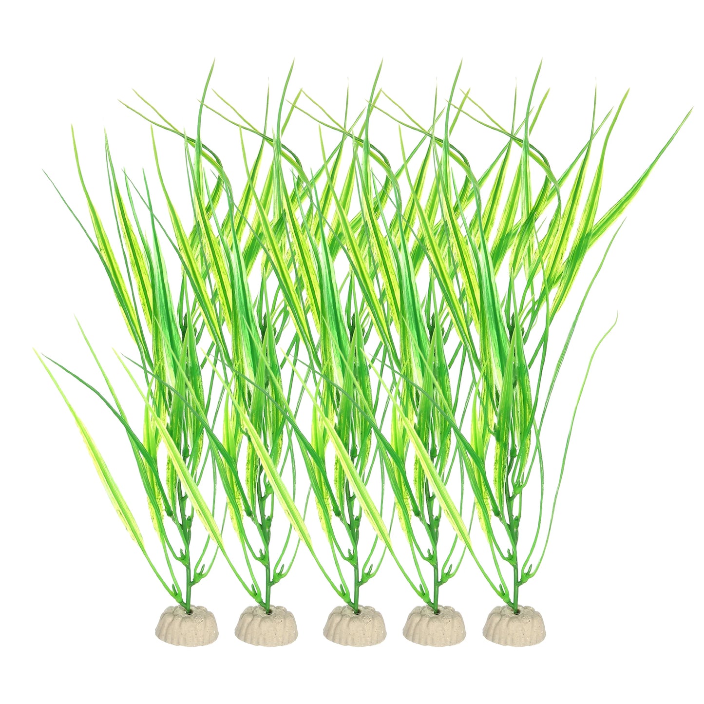 UXCELL 3/4/5/6/8/9 Pcs Artificial Aquarium Plants Grass Water Weeds Ornament Fish Tank Plant Flower Grass Decor Accessories