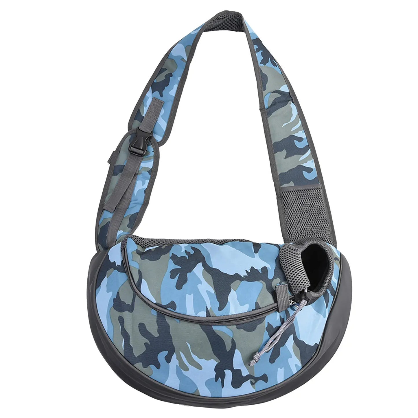 Dog Cat Sling Carrier Breathable Crossbody Puppy Carrying Purse Bag Thick Padded Adjustable Shoulder Strap Sling Bag Carrier For