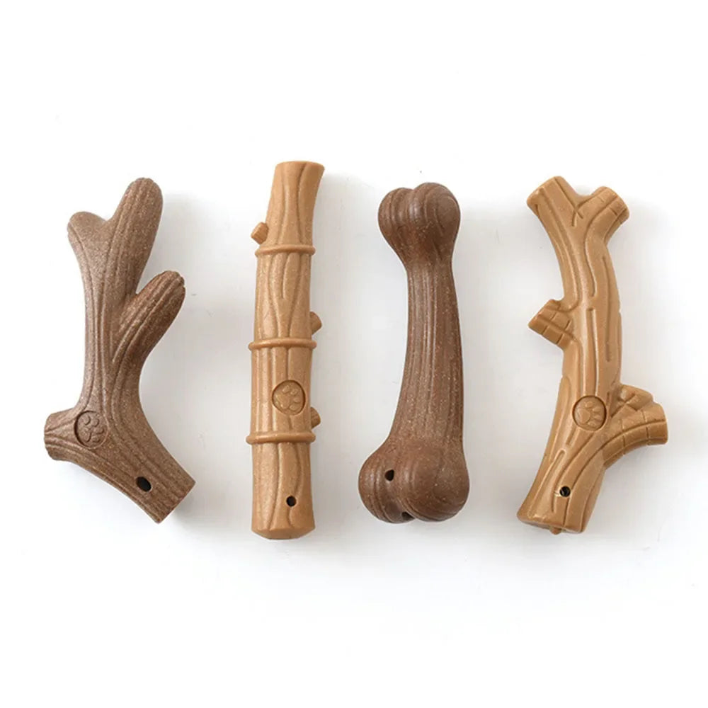 Dog Chew Toys Molar Teeth Clean Stick Strong Durable Bite Resistant Wooden Dog Chew Bone Toy Interactive Puppy Toy Pet Supplies